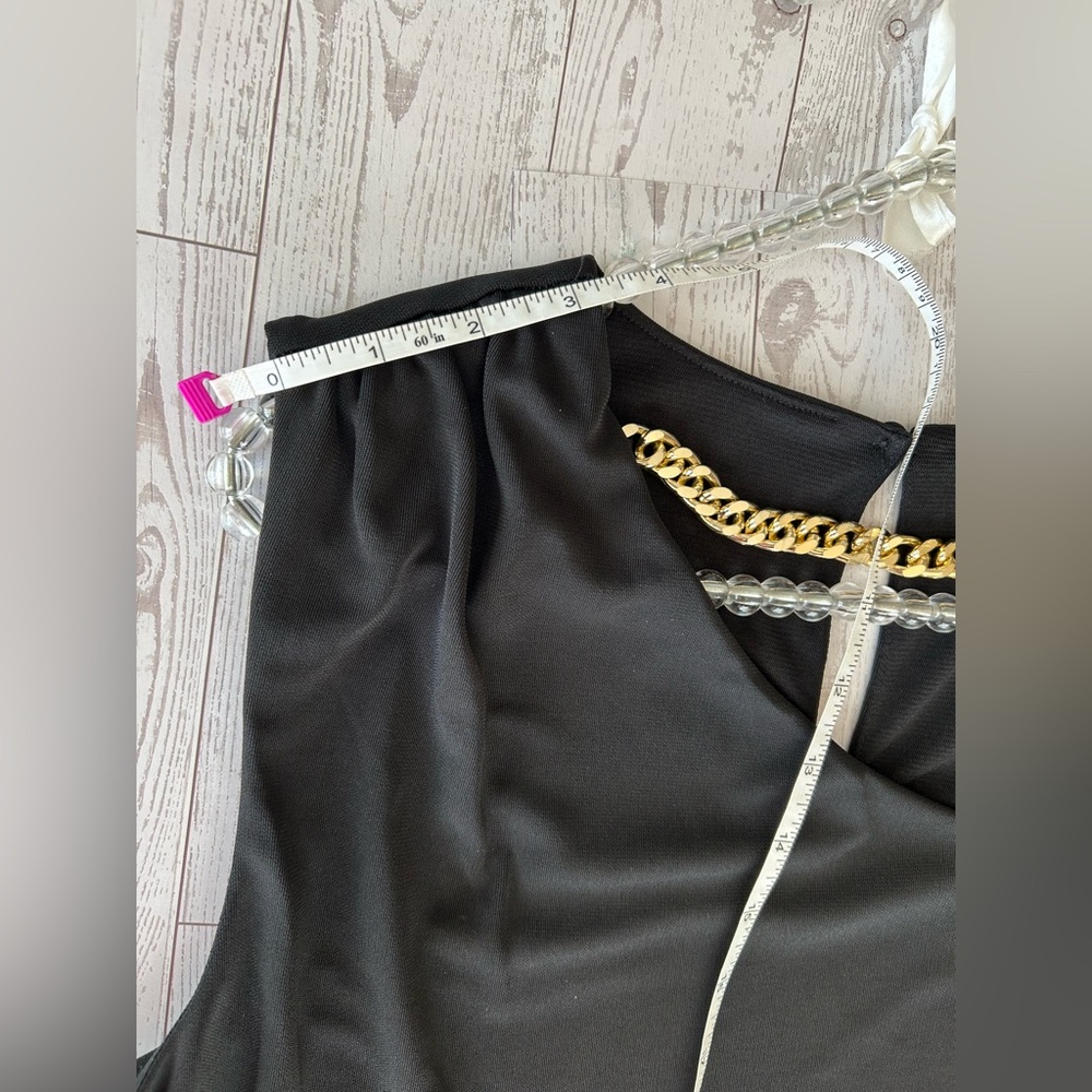INC International Concepts Black Chain Detail Tank Top - Picture 10 of 10
